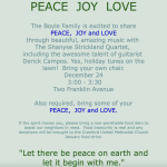 Peace, Joy, and Love