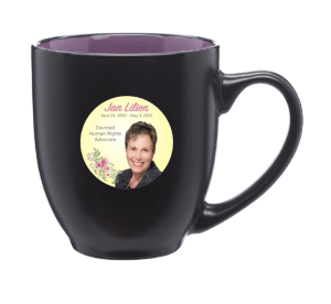 Front of Jan's Coffee Mug