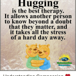 Hugging is the Best Therapy