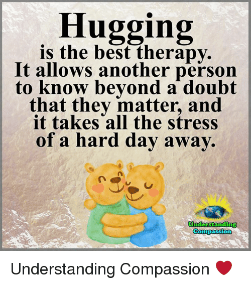 Hugging is the Best Therapy