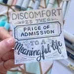 Discomfort is the Price of Admission