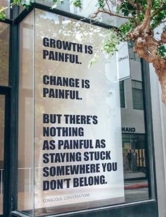 Growth is Painful; Change is Painful