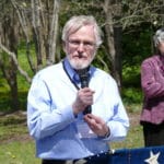 Richard Speaking About Jan's Garden