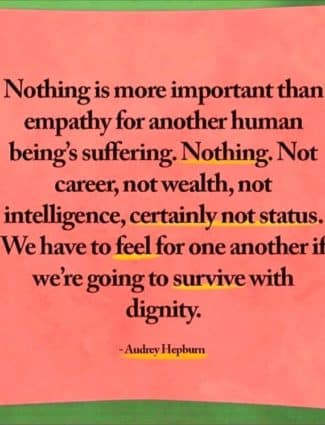 Empathy for Those Who Are Suffering