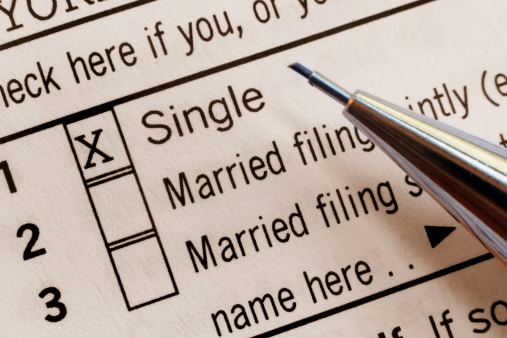 Filing Status Single?