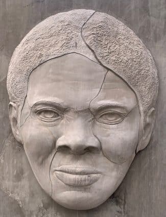 Shadow of a Face in Harriet Tubman Square