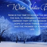 Lessons from the Winter Solstice