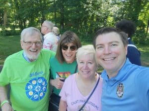 Bernie, Jo Ann and Mayor Brian Andrews